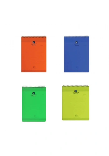 Alex Spiralli PP Kapak A5 Bloknot 80 yp Kareli ALX-688