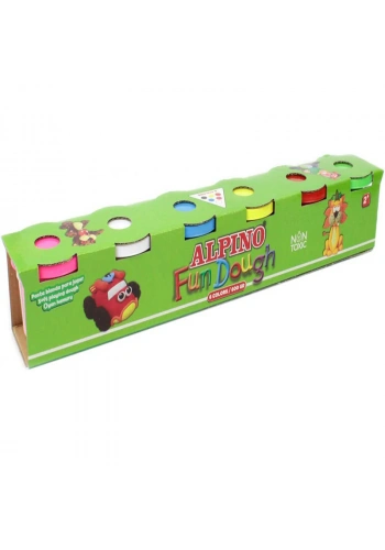 Alpino Oyun Hamuru 100g 6lı