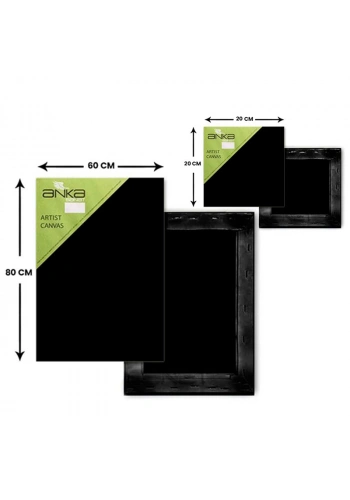 Anka Art Siyah Astarlı Tuval