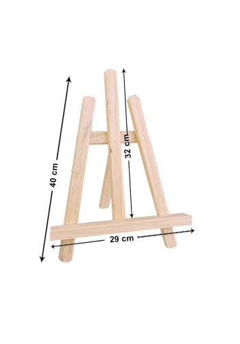 Anka Art Üç Ayaklı Kayın Şovale 40cm