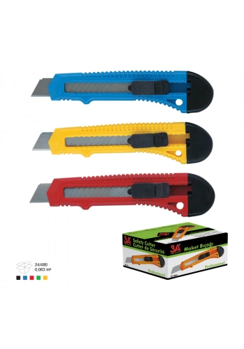 Ark 278 Geniş Maket Bıçağı Kilitli