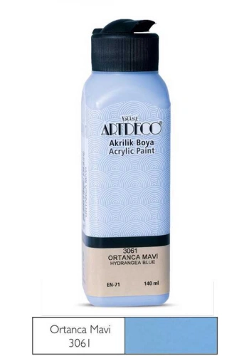 Artdeco Akrilik Boya 140 ml Ortanca Mavi