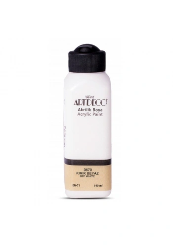 ARTDECO AKRİLİK BOYA 140 ML KIRIK BEYAZ 070R-3670