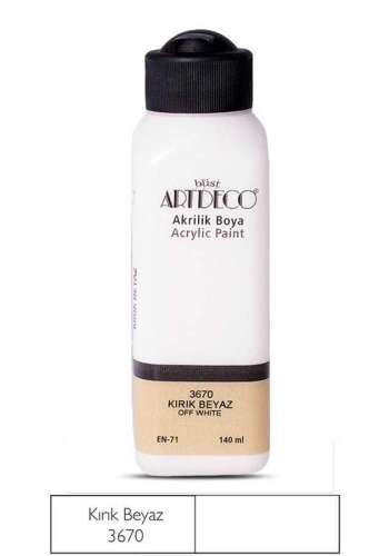 Artdeco Akrilik Boya 140 ml Kırık Beyaz
