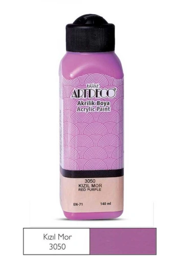 Artdeco Akrilik Boya 140 ml Kızıl Mor