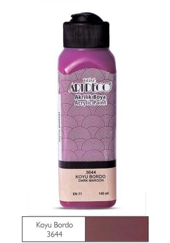 Artdeco Akrilik Boya 140 ml Koyu Bordo
