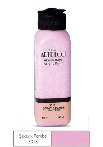 Artdeco Akrilik Boya 140 ml Şakayık Pembe