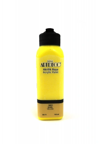 ARTDECO AKRİLİK BOYA 140 ML SARI 070R-3601