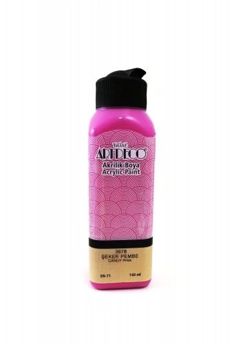 ARTDECO AKRİLİK BOYA 140 ML. ŞEKER PEMBE 070R-3678