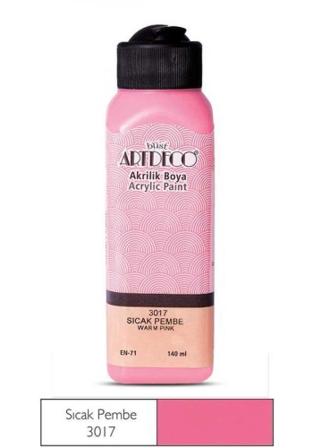 Artdeco Akrilik Boya 140 ml Sıcak Pembe