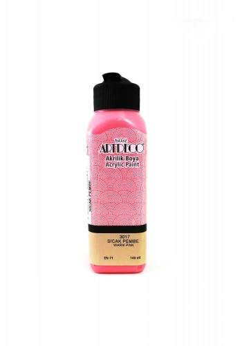 ARTDECO AKRİLİK BOYA 140 ML S.PEMBE 070R-3017