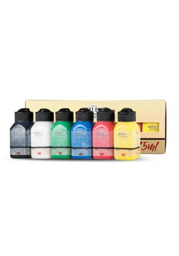 Artdeco Akrilik Boya 6x 75 ml Set Canlı Renkler