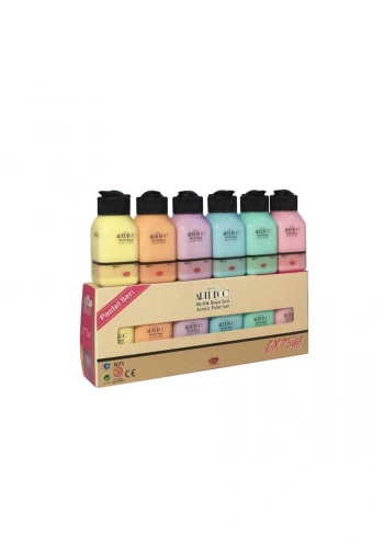 Artdeco Akrilik Boya 6x75 ml Set Pastel Renkler