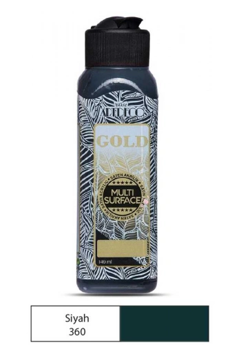 Artdeco Akrilik Boya Gold 140 ml Siyah