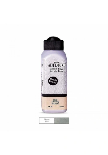 Artdeco Akrilik Boya Metalik 140ml 3722 Gümüş