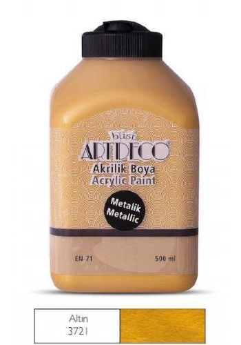 Artdeco  Akrilik Boya Metalik 500 ml Altın