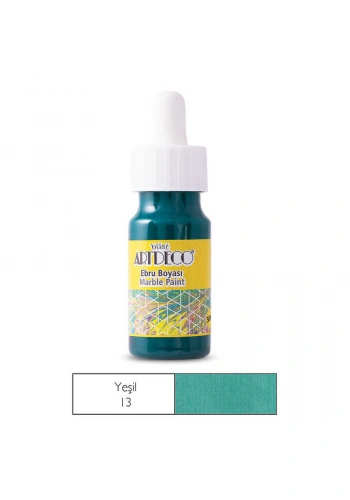 Artdeco Ebru Boyası 30 ml Yeşil