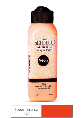 ARTDECO NEON AKRİLİK BOYA 140ml N.TURUNCU 920