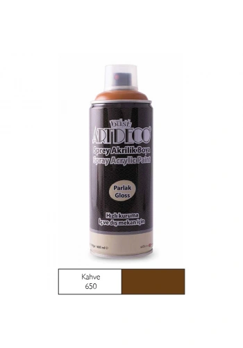 ARTDECO SPREY AKRİLİK BOYA 400 ML KAHVE 650