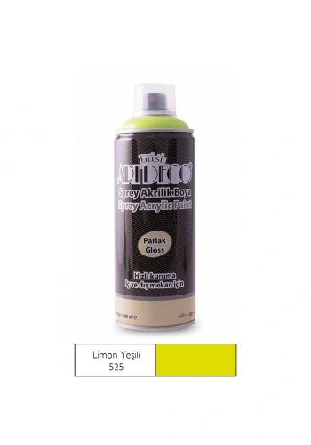 ARTDECO SPREY AKRİLİK BOYA 400 ML L.YEŞİLİ 525