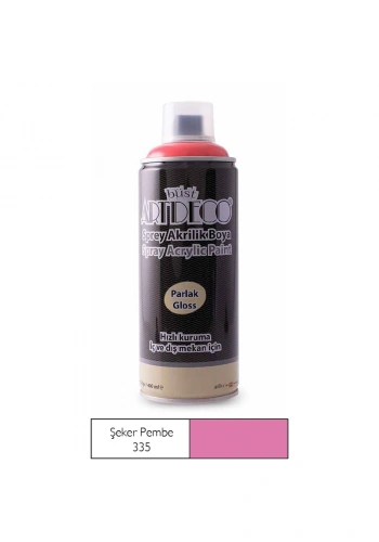 ARTDECO SPREY AKRİLİK BOYA 400 ML Ş.PEMBE 335