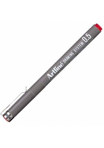Artline 235 Çizim Kalemi Drawing System 0.5 mm Kırmızı