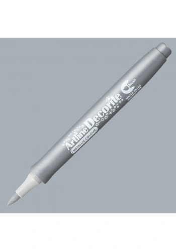 Artline Decorite Brush Marker Silver