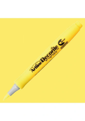 Artline Decorite Brush Marker Yellow