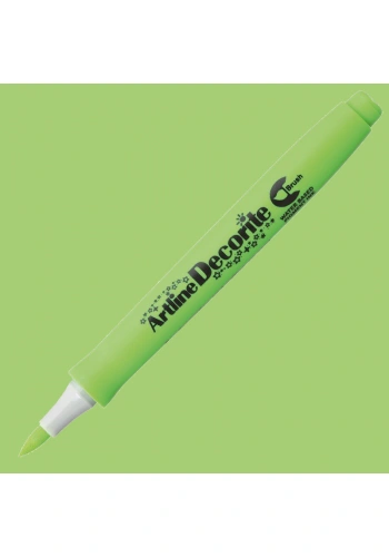 Artline Decorite Brush Marker Yellow Green