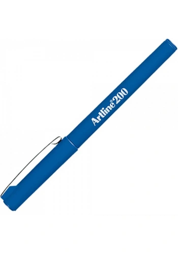 Artline Keçe Uçlu Yazı Kalemi Uç:0,6mm Royal Mavi 210N