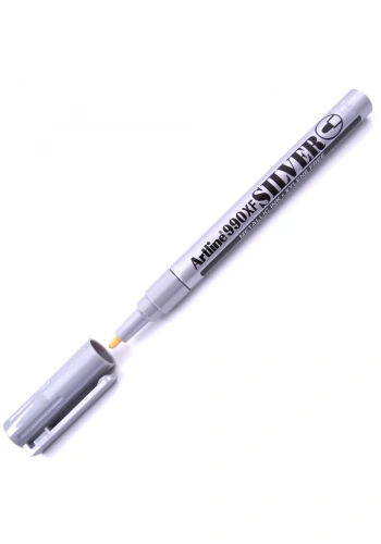 Artline Yaldızlı Marker Kalem Silver EK-990XF