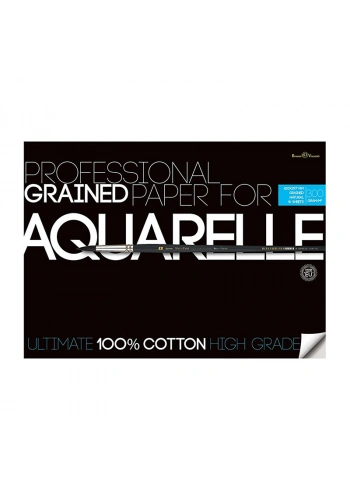 B&V %100 Pamuk Suluboya Kağıdı Dosyalı 300g A3 (29,7x42cm) 10 Yaprak 4-145