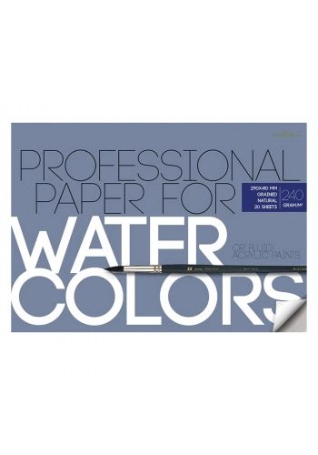 B&V Suluboya Resim Defteri 240g A3 (29,7x42cm) 20 Yaprak 1-20-038