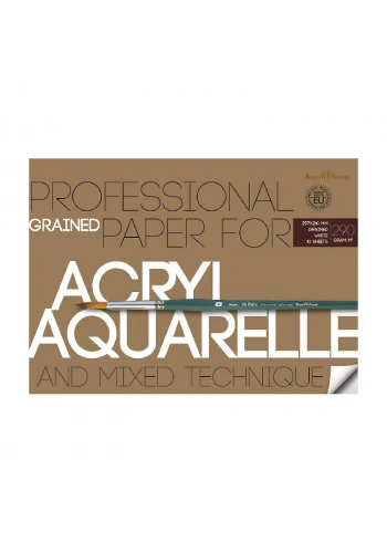 B&V Suluboya Ve Akrilik Kağıdı Dosyalı 290g A4 (21x19cm) 10 Yaprak 4-112