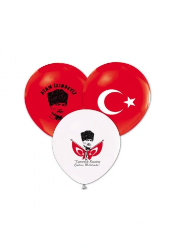 BALON 12-A  BASKILI ATA/BAYRAK/NAZAR 100 LÜ