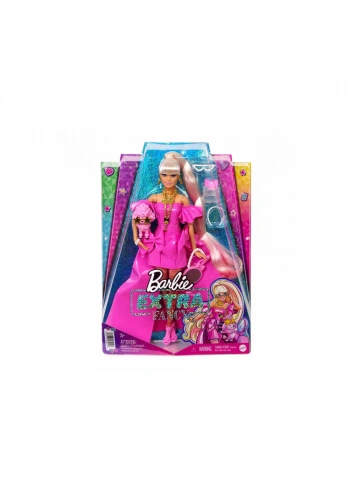 Barbie Extra Fancy Pembe Kostümlü Bebek