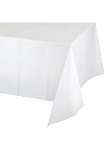 Beyaz Masa Örtüsü 274 cm X 137 cm ebadında