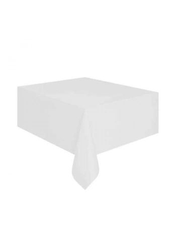 Beyaz Renk Plastik Masa Örtüsü137 x 183 cm