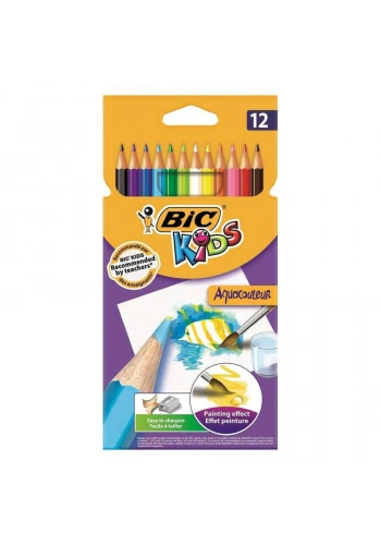 Bic Aquacouleur Kuru Sulu Boya Kalemi 12li