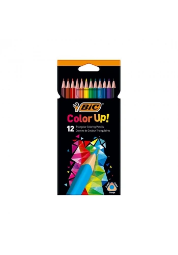 Bic Color Up Üçgen Kuru Boya Kalemi 12’Li 950527