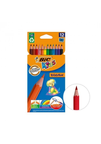 Bic Evolution Kuru Boya 12li 82902910