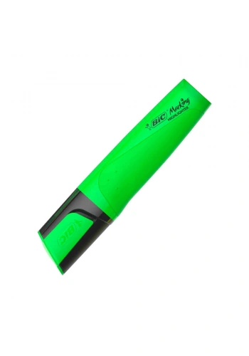 Bic Fosforlu Kalem Flat Highlighter Yeşil