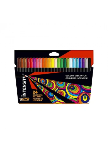 Bic Keçeli Boya Kalemi İntensity 24 Renk