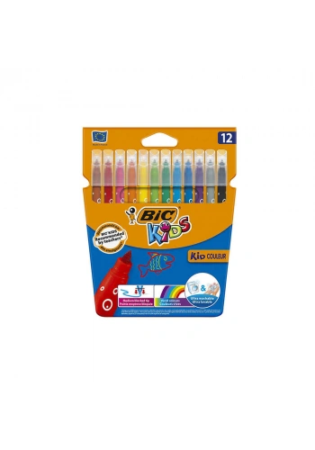 Bic Kid Couleur Keçeli Kalem 12li Yıkanabilir