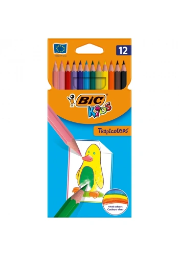 Bic Kids Tropicolors Kuru Boya Kalemi 12 Renk