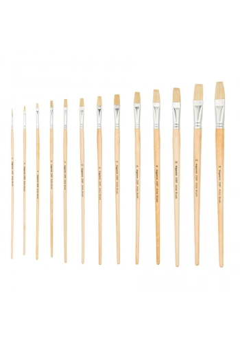 Bigpoint 258F Serisi Doğal Kıl Düz Kesik Fırça No:14