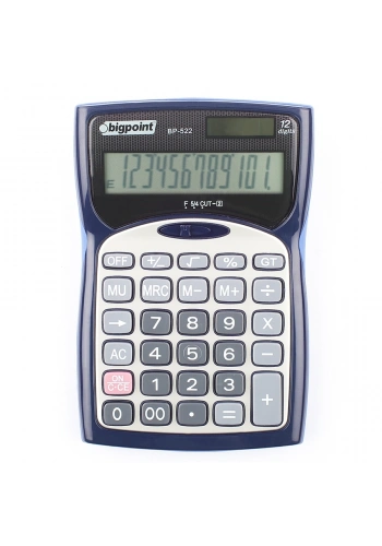 Bigpoint BP522 Su Geçirmeyen Hesap Makinesi (12 Hane)