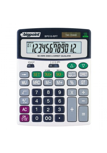 Bigpoint Hesap Makinesi 12 Haneli Profesyonel (BP510)