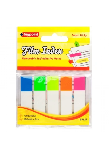 Bigpoint Renkli Yapışkanlı Sayfa İşaret Bandı