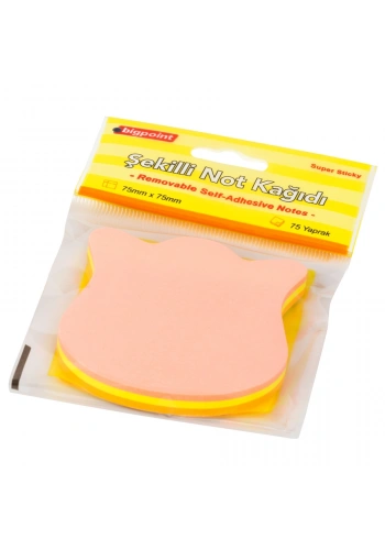 Bigpoint Şekilli Not Kağıdı Lale 75 Yaprak